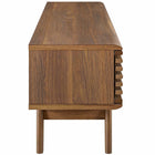 Modway Render 59" TV Stand - Walnut-Center Cable Management Hole