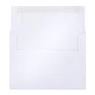 SupremeX Square Flap Invitation Envelopes - 24lb - A6 - 4-3/4" x 6-1/2" - White - 100 Pack-A6 Invitation Envelopes