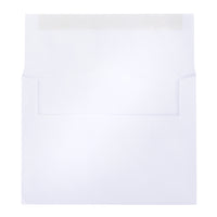 SupremeX Square Flap Invitation Envelopes - 24lb - A6 - 4-3/4" x 6-1/2" - White - 100 Pack-A6 Invitation Envelopes
