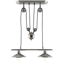 Modway Innovateous Ceiling Fixture - Silver-Contemporary Ceiling Pendant