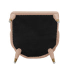Manhattan Comfort Maya 24.02" Modern Velvet Upholstered Dining Chair - Nude-30 Day Limited Manufacturer's Warranty