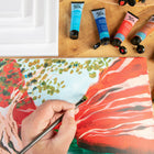 Mont Marte Discovery Stretched Canvases - Assorted Sizes - White - 4 Pack-Suitable for acrylic, oil, watercolour, gouache, poster and tempera paint, and for light applications of markers or pens