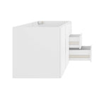 Modway Vitality 48" Double or Single Sink Compatible Bathroom Vanity Cabinet - White-Wall-Mount Design