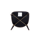 Manhattan Comfort Strine 21.65" Modern Velvet and Leatherette Upholstered Dining Chair - Dark Taupe-30 Day Limited Manufacturer's Warranty