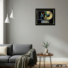 David Bowie Stardust Reg Music Cover with Gold Vinyl - Framed Print - 28" x 24"-Ready to hang - arrives fully assembled