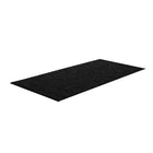 Edgewood Rainier Medium Traffic Commercial Carpet Mat - 3' 6" W x 10' L - Charcoal with Black Edging -Medium Traffic