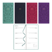 Letts of London 2027 Woodland Week-to-View Slim Size Planner - 5-7/8" x 3-1/8" - Assorted - Multilingual-12-Month: January 2027 to December 2027