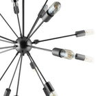 Modway Beam Stainless Steel Chandelier - Grey-UL Listed and Approved