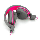 Jlab Buddies Studio Kids Wireless Headphones, Bluetooth, Grey/Pink-Safe-volume control, with built-in volume regulators
