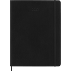 Moleskine 2027 12 Month Weekly Soft Cover Planner - 7.5" x 9.75" - Black-Dated from January to December 2027