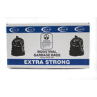 Eco II Garbage Bags - Extra Strong - 42" x 48" - Black - 100 Pack-Black