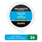 Van Houtte Swiss Water Process - Light Roast - Decaf - K-Cup Coffee Pods - 24 Pack-Compatibility: contains genuine k-cup pods, engineered for guaranteed quality and compatibility with all Keurig K-Cup coffee makers.