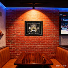 Rush Album Collection Collage with Gold 45 Record - Framed Print - 23" x 19"-Finished size: 23.5x19.5