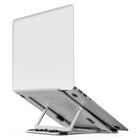 ShoppingAll Aluminum Portable Foldable Laptop Support Stand - Silver-Lightweight, foldable aluminum alloy for easy travel and storage