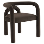 Modway Astrid Performance Velvet Dining Chair - Cocoa-Aesthetic Dining Armchair
