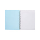 Merangue Design Notebook - 8" x 10" - Lined - 80 Sheets - Pool-Double spiral coiled binding