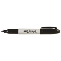 Sharpie Super Permanent Markers - Fine Tip - Black - 12 Pack-For those extra-large marking jobs