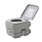 Outsunny Outdoor Portable Travel Toilet with Flushable Tank - 10 L-Portable convenience for outdoor activities and emergencies