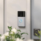 Ring Battery Doorbell - Satin Nickel-Connect to who’s there - See and respond to activity with Live View & Two-Way Talk