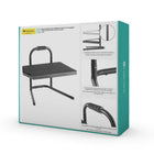 IntekView - FR300 Repose-pieds en acier réglable en hauteur avec poignée-Poids: 7 lb