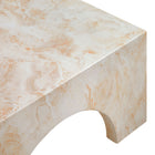 Modway Valen Indoor/Outdoor Patio Arched Concrete Coffee Table - Honey Onyx-9