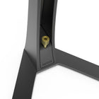 Kanto Headphone Stand - Black-Headband resting surface measures 1.2" W x 2.4" D (3.1 x 6.1 cm)