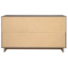 Manhattan Comfort Granville 55.04" Modern Double Wide Dresser - Light Grey-17.72" L x 55.04" W x 31.73" H