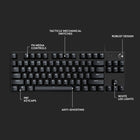 Logitech G413 TKL SE Mechanical Gaming Keyboard-Robust body design with minimal flex: The brushed aluminum-magnesium alloy top case serves as the corded keyboard’s backbone