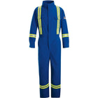 Bulwark, Flame-Resistant Premium Coveralls With Reflective Trim - Size 40-Arc Flash PPE Category Level 2