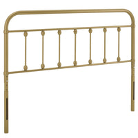 Modway Sage Metal Full Headboard - Gold-Metal Full Headboard