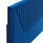 Modway Patience Channel Tufted Performance Velvet Full/Queen Headboard - Navy-Dense Foam Padding