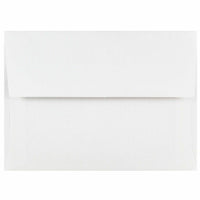 Jam Paper A6 Invitation Envelopes - 4 3/4" H x 6 1/2" W - White - 50 Pack-White