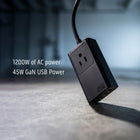 BlueDiamond Compact Power Strip & Charger - 1 AC Outlet - 45W 1x USB-A - 2x USB-C - 1.5m-1 USB-A port for charging your mobile device with up to 18W of power