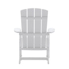 Backyard Lifestyles Adirondack Chair - White-Stain Resistant and Easy to Clean.