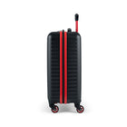 Reebok Hoop 21.5" Hardside Carry-On Luggage - Black-Zipper-release expansion system for 20% more packing space