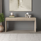 Hudson&Canal Lawrence 64" Wide Rectangular Fluted Console Table - Alder White-Clean with a soft, dry cloth and no harsh chemicals or abrasive cleaning materials