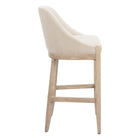 Zuo Calmo Barstool - Beige-3 year limited warranty