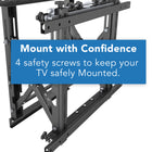 Mount-It! MI-367 Wall Mount for Video Wall, Display, TV, Digital Signage Display, Menu Board - Horizontal-Extension: 4.3" minimum to 11.5" maximum