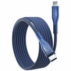 Statik MagStack Pro Charge/Sync Magnetic Cable USB-C to USB-C - 3.3 ft - Navy-Bye Bye Messy Wires! Instantly Organizes Itself. Automatically wraps up into a neat coil