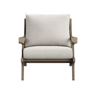 Modway Saratoga Outdoor Teak Wood Armchair - Pebble-Assembly Required