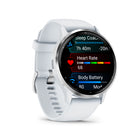 Garmin Venu 3 Watch - 45 mm - Silver Stainless Steel Bezel with Whitestone Case and Silicone Band-Track all the ways you move with more than 30 preloaded GPS and indoor sports apps — including walking, running, cycling, pool swimming, activities for wheelchair users and more