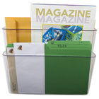 Storex Standard Wall Files Letter - Clear - 2 Pack-9