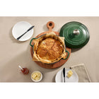 Maxwell & Williams Cast Iron Covered Casserole - 4L - Green-Designed for superior heat retention