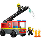 LEGO City Fire Ladder Truck - 82 Pieces-Vehicle playset with a classic fire truck and 2 firefighter minifigures