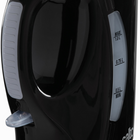 Salton Cordless Electric 1 L Kettle - Black- Hinged lid for easy filling 