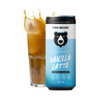 Two Bears Dairy Vanilla Latte - 207 mL - 6 Pack-Zero Refined Sugar: Naturally sweetened, full of flavour, without the sugar crash
