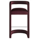 Modway Winslow Performance Velvet Bar Stool - Mulberry-7