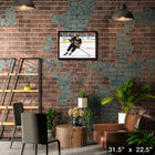 Adrian Kempe Los Angeles Kings - Framed Canvas - 31" x 22"-Officially licensed by the NHL and NHLPA