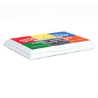 Ready 2 Learn Jumbo Washable Stamp Pad - 6-in-1 - 2 Pack-Long lasting creations:  The acid-free, quick drying, fade resistant ink means you can store your little one's art forever! This archival quality ink pad is useful to decorate scrapbooks, cards and journals.