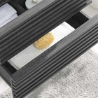 Modway Render 24" Wall-Mount Bathroom Vanity Cabinet - Charcoal-MDF and Particleboard